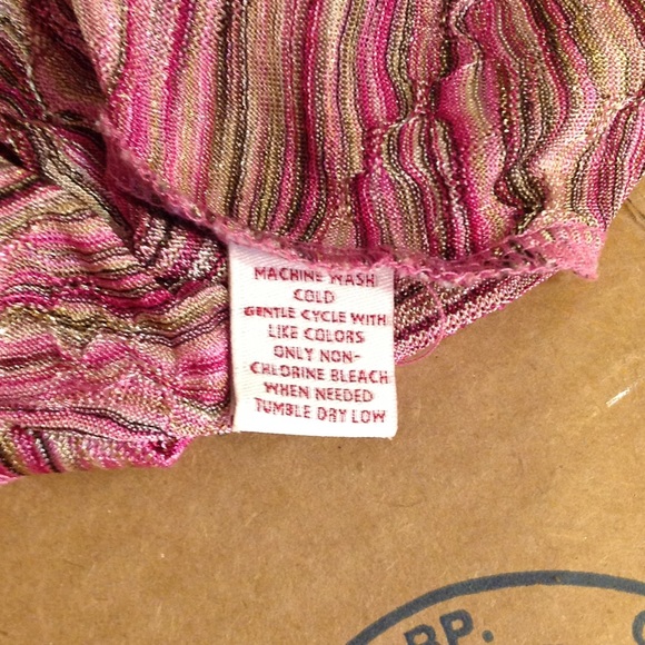 JM COLLECTION, women's top sz medium, petite, pinks - Picture 4 of 7